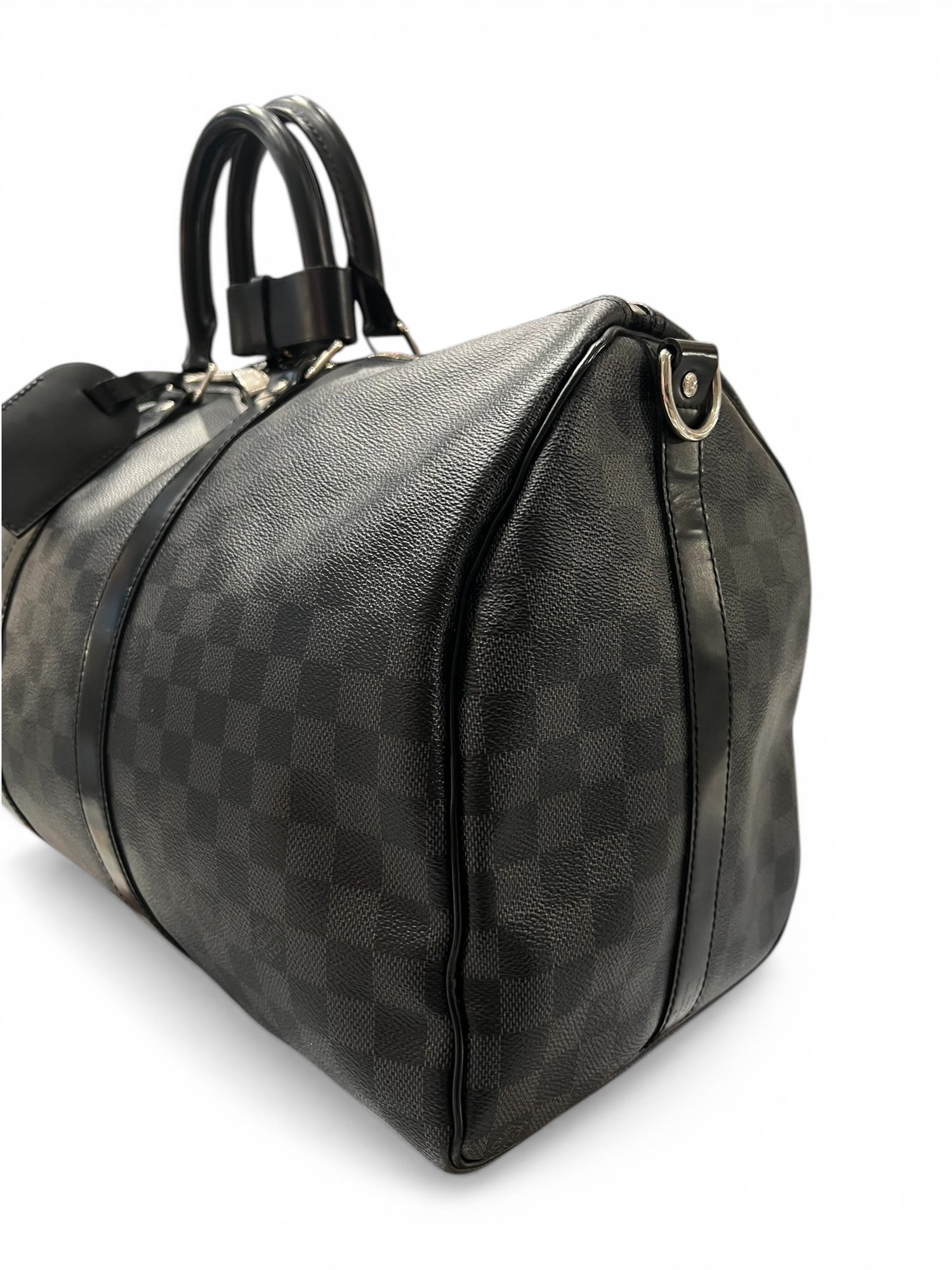 Louis Vuitton - Sac Keepall 45 damier graphite avec bandoulière