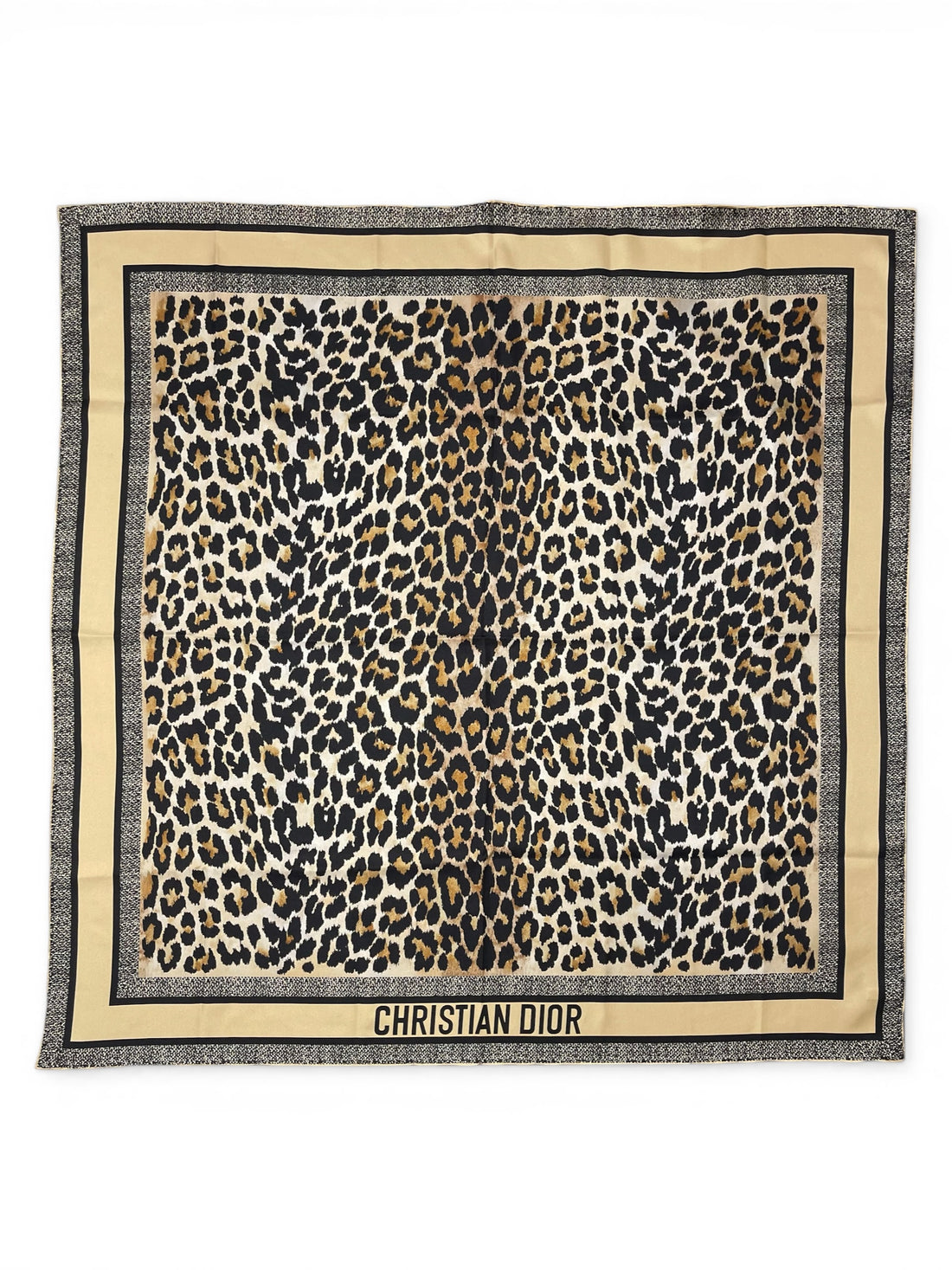 Dior - Carré 90 motif léopard