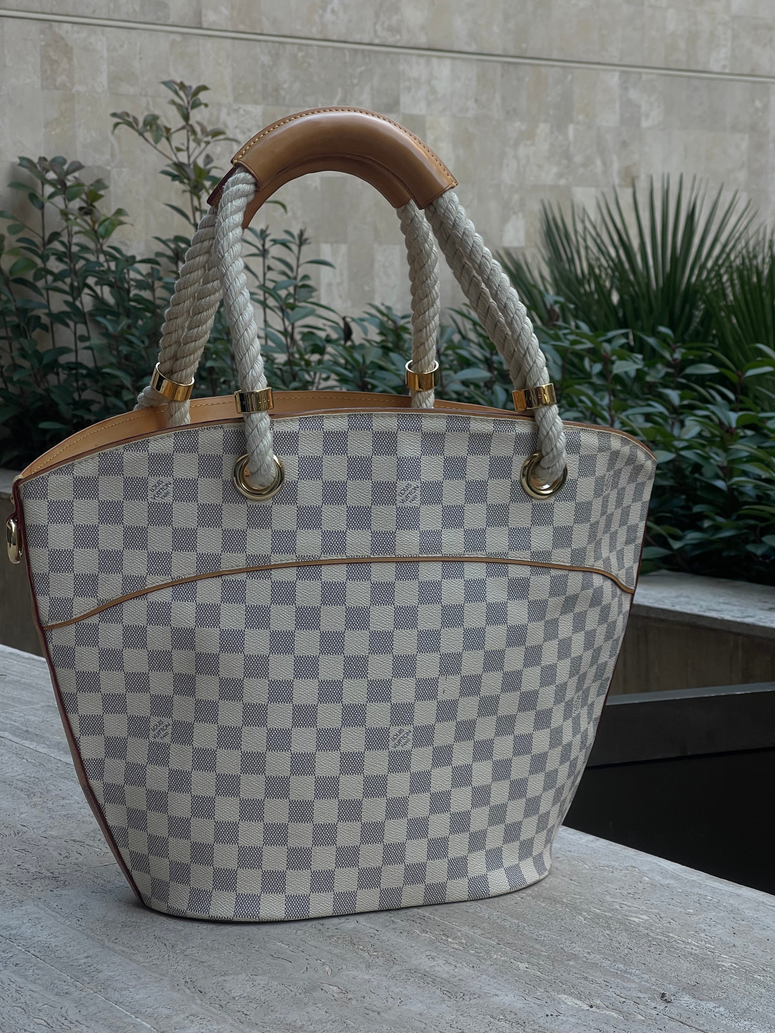 Louis Vuitton - azure checkerboard Pampelonne bag