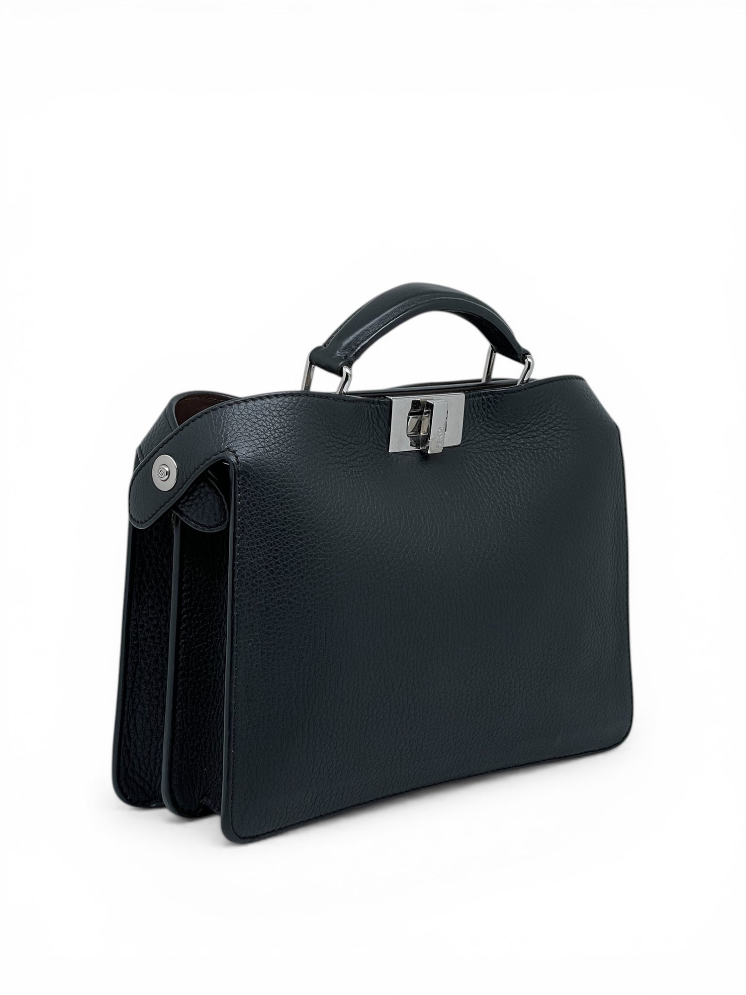 Fendi - Sac Peekaboo ISeeU en cuir grainé noir
