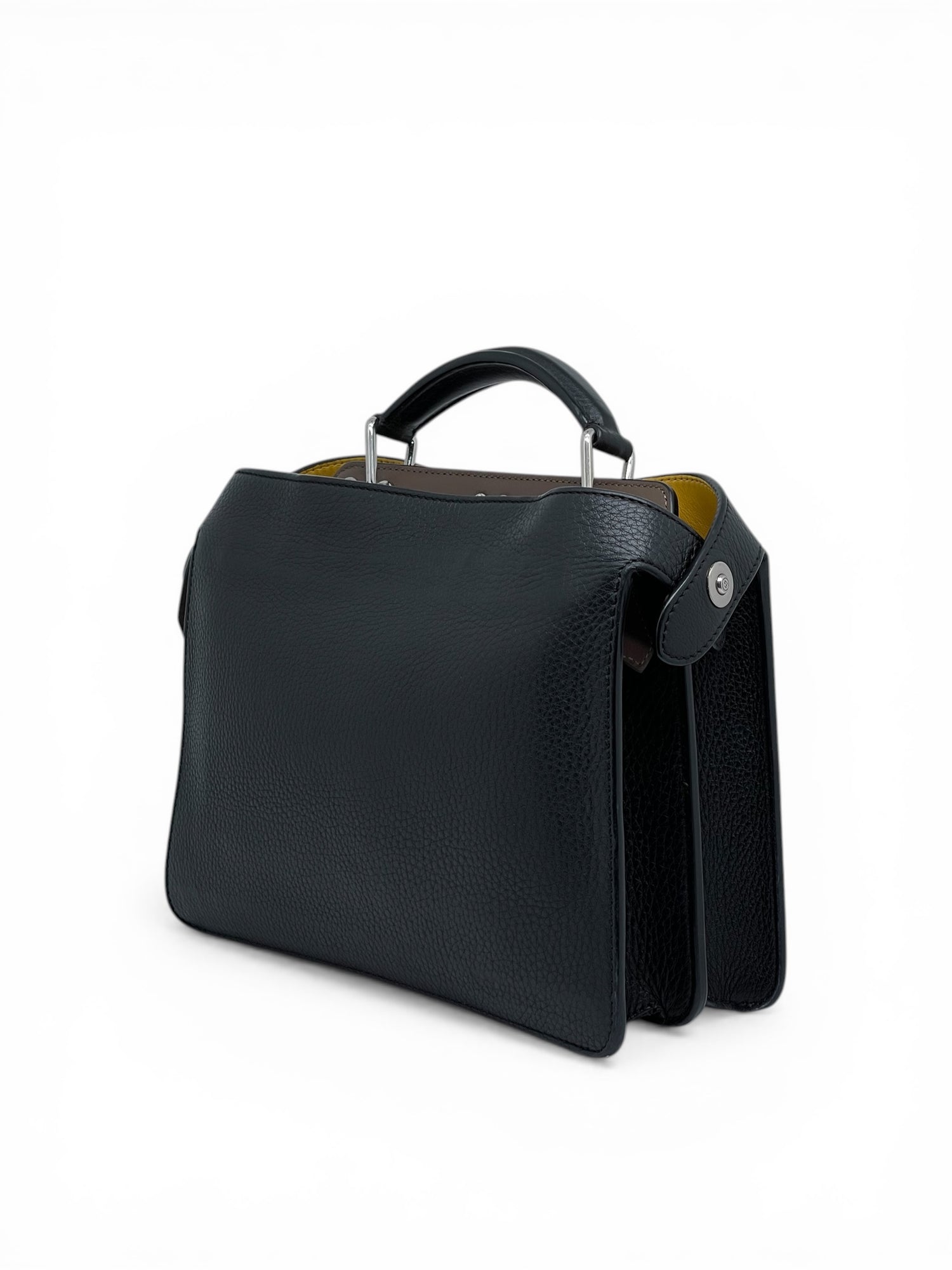 Fendi - Sac Peekaboo ISeeU en cuir grainé noir