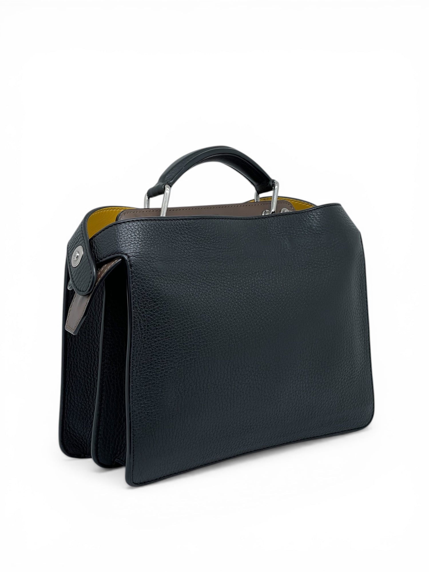 Fendi - Sac Peekaboo ISeeU en cuir grainé noir