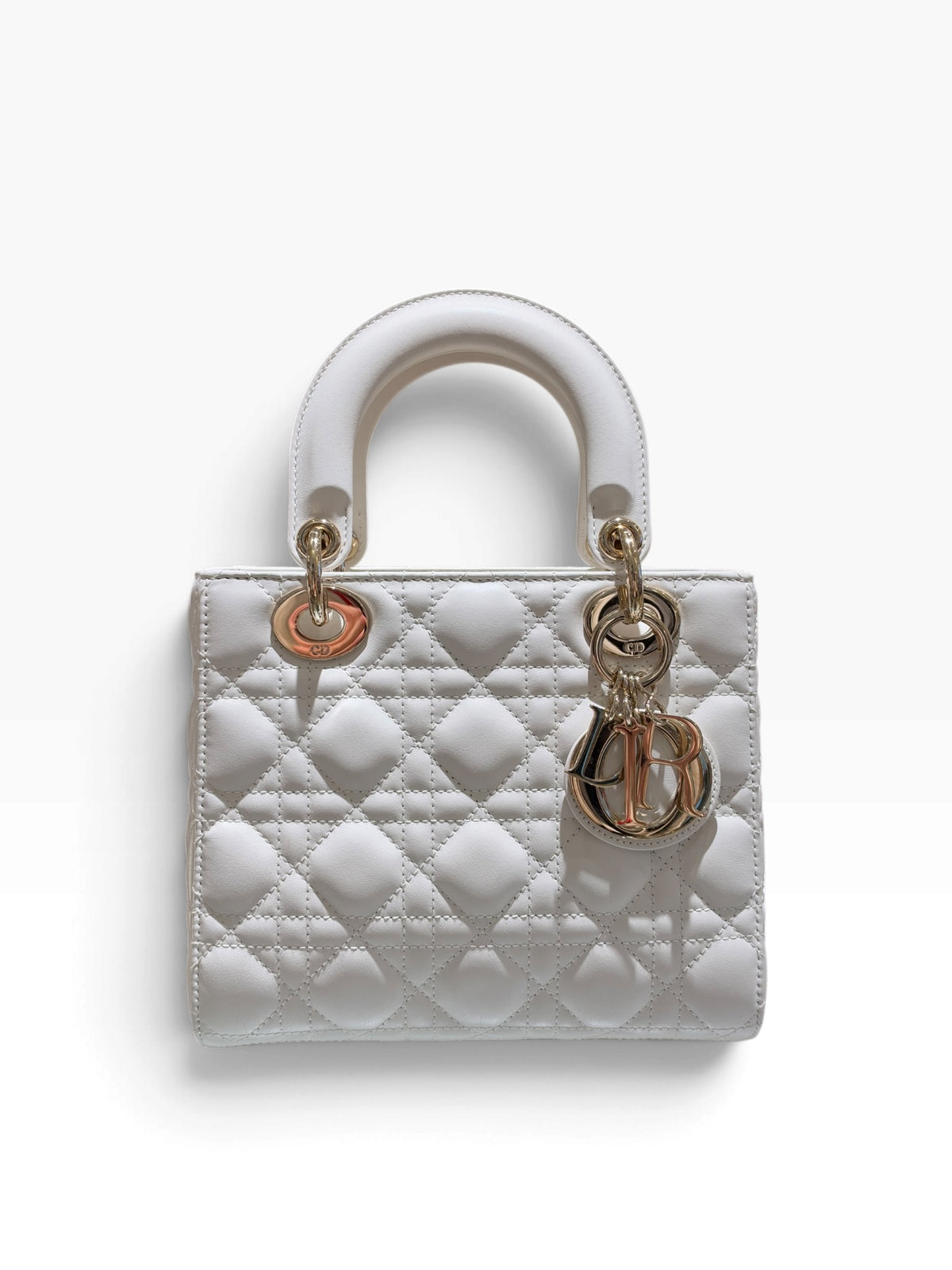 Dior - Sac Lady Dior édition ABC blanc