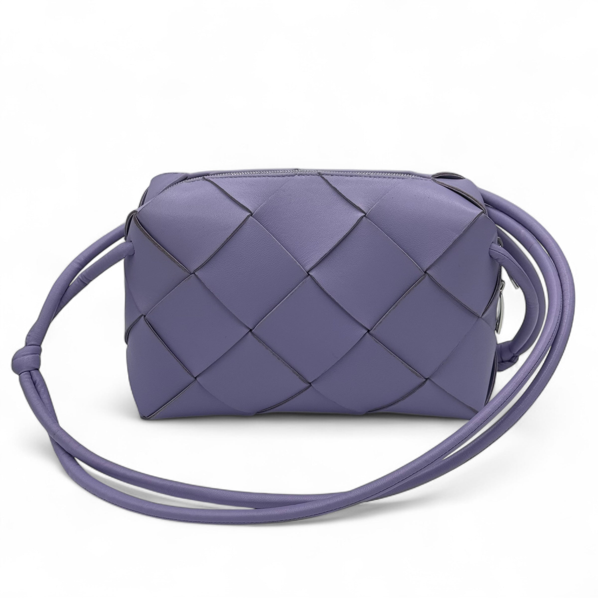 Bottega Veneta - Tasche aus fliederfarbenem Leder