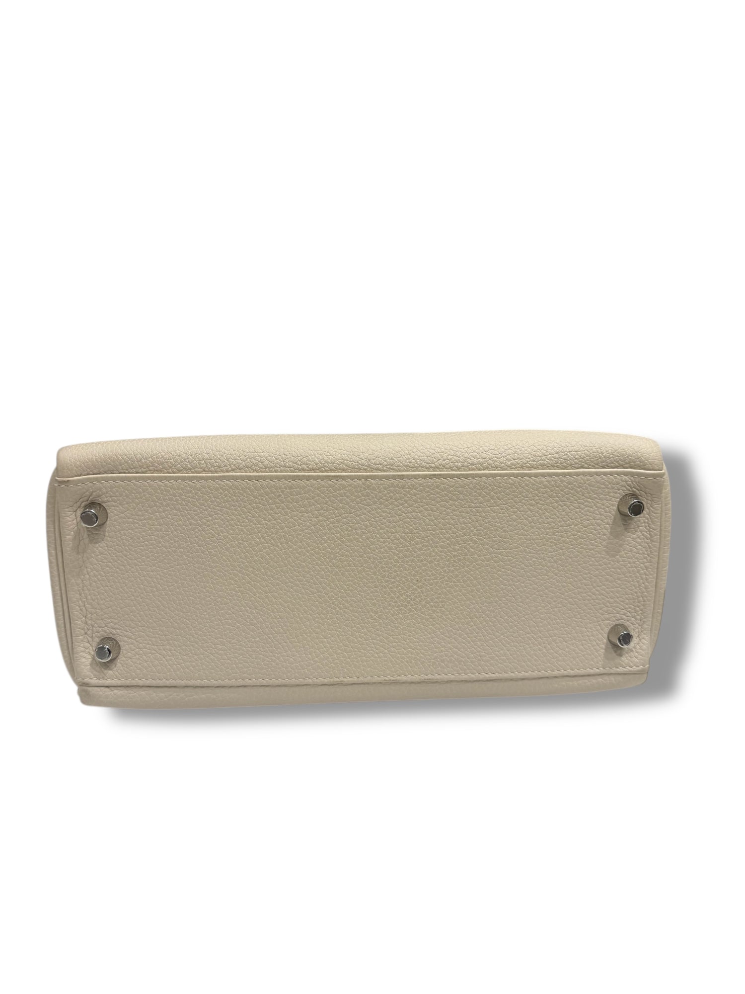 Hermès - Sac Kelly 28 Béton PHW