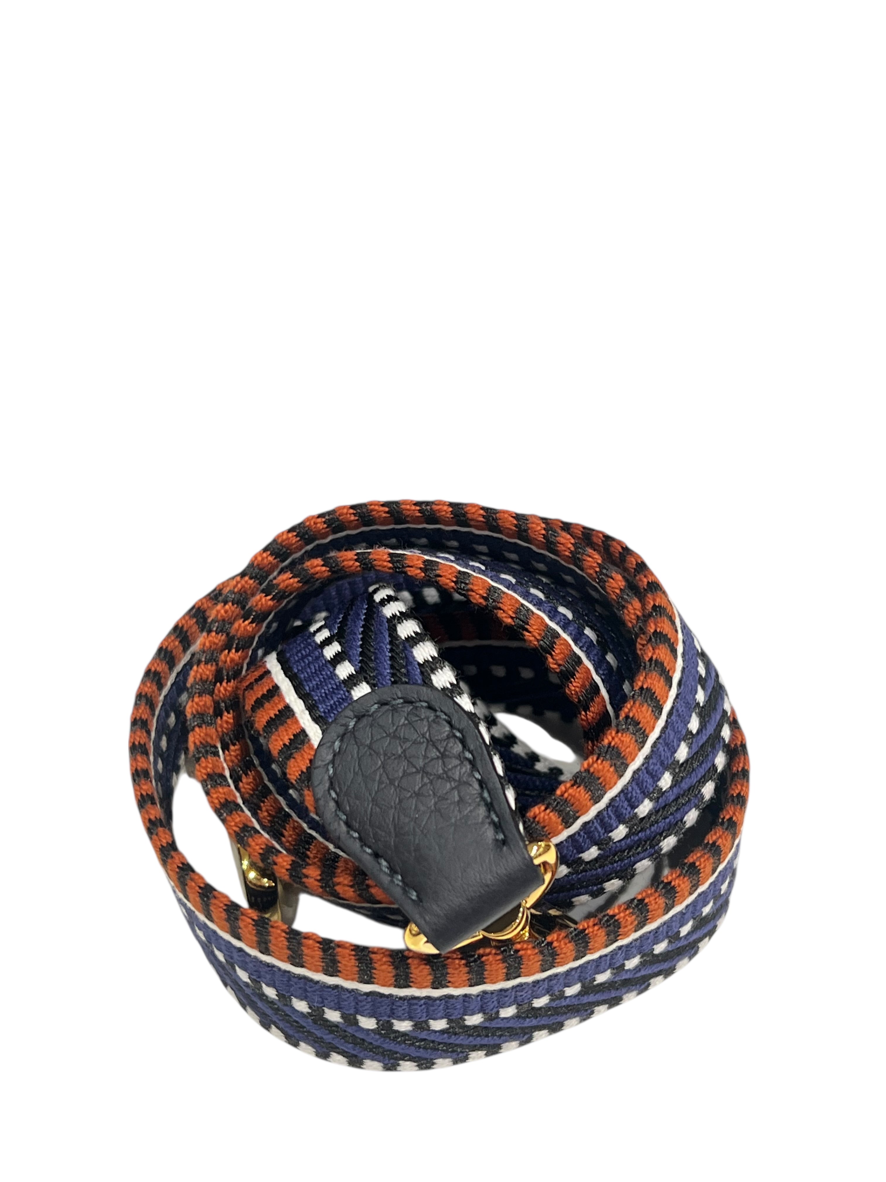 Hermès - sac Evelyne 16 clemence bleu encre