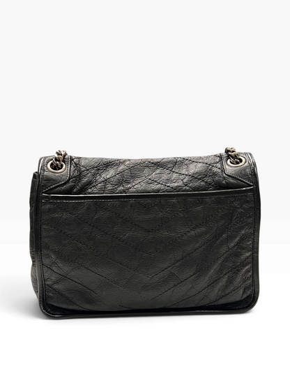 Saint Laurent - sac Nikki cuir noir all black