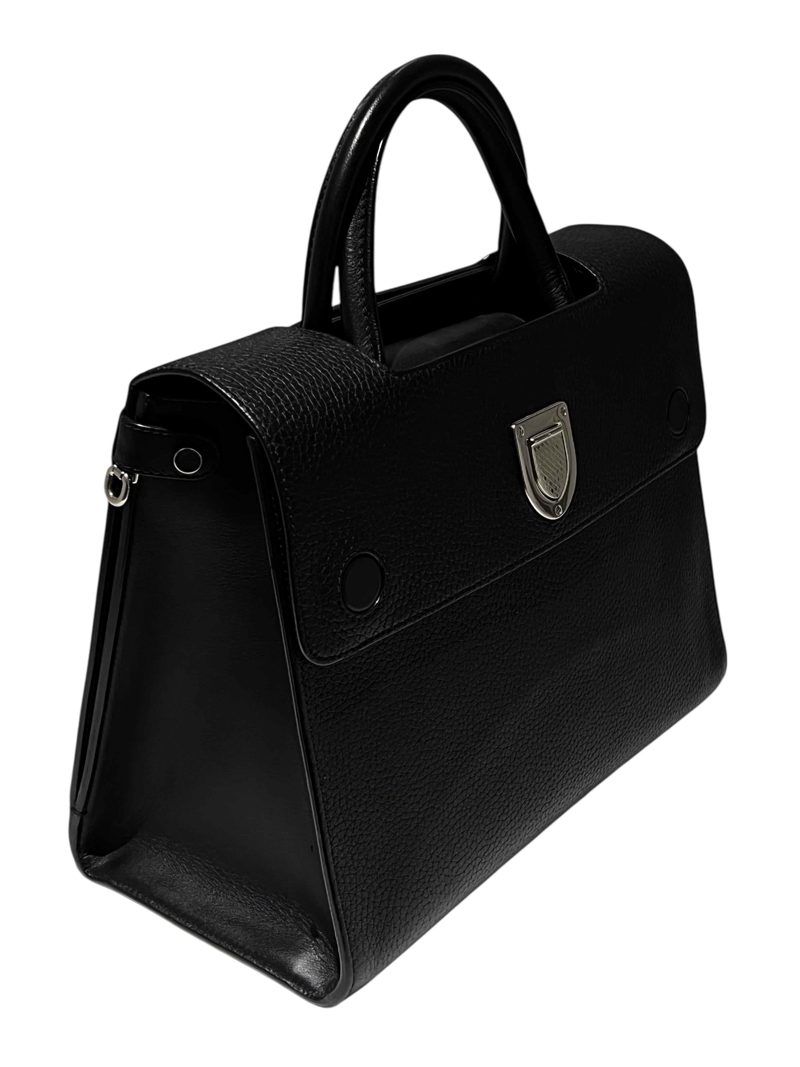 Dior - sac Diorever cuir noir GM