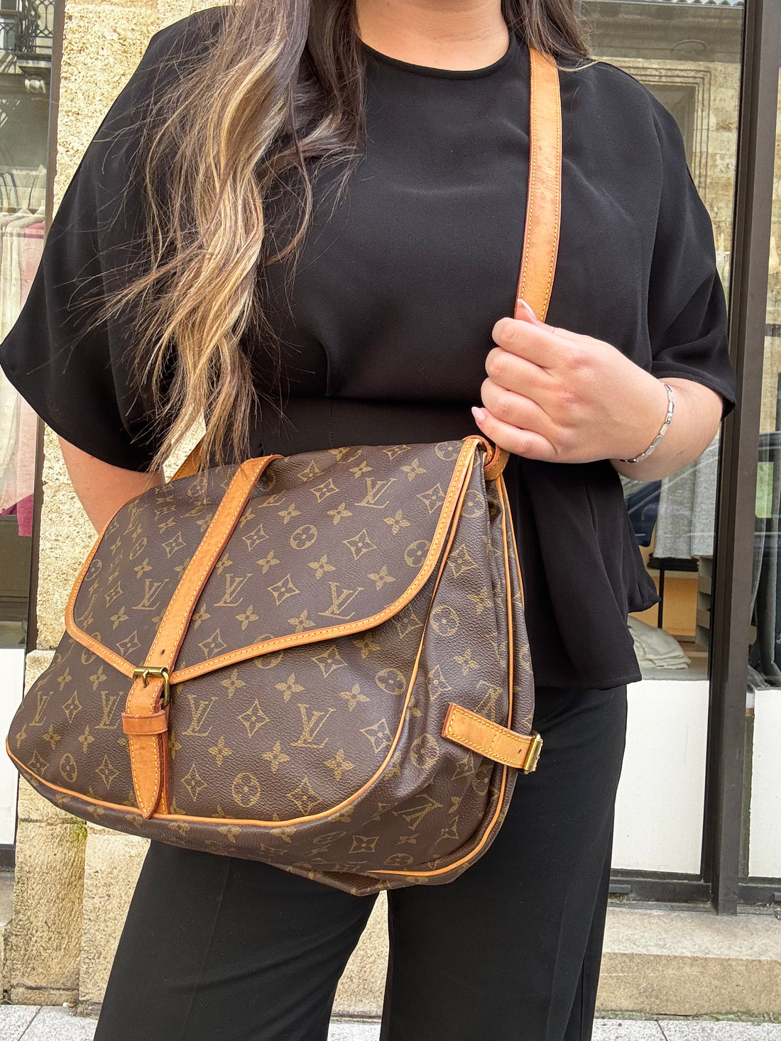Louis Vuitton - Sac saumur monogram GM