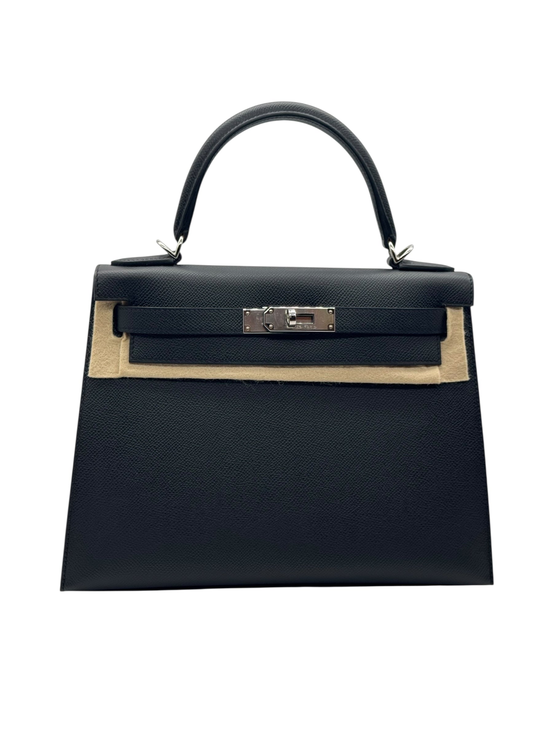 Hermès - Kelly II Sellier Tasche 28 Kalbsleder Epsom