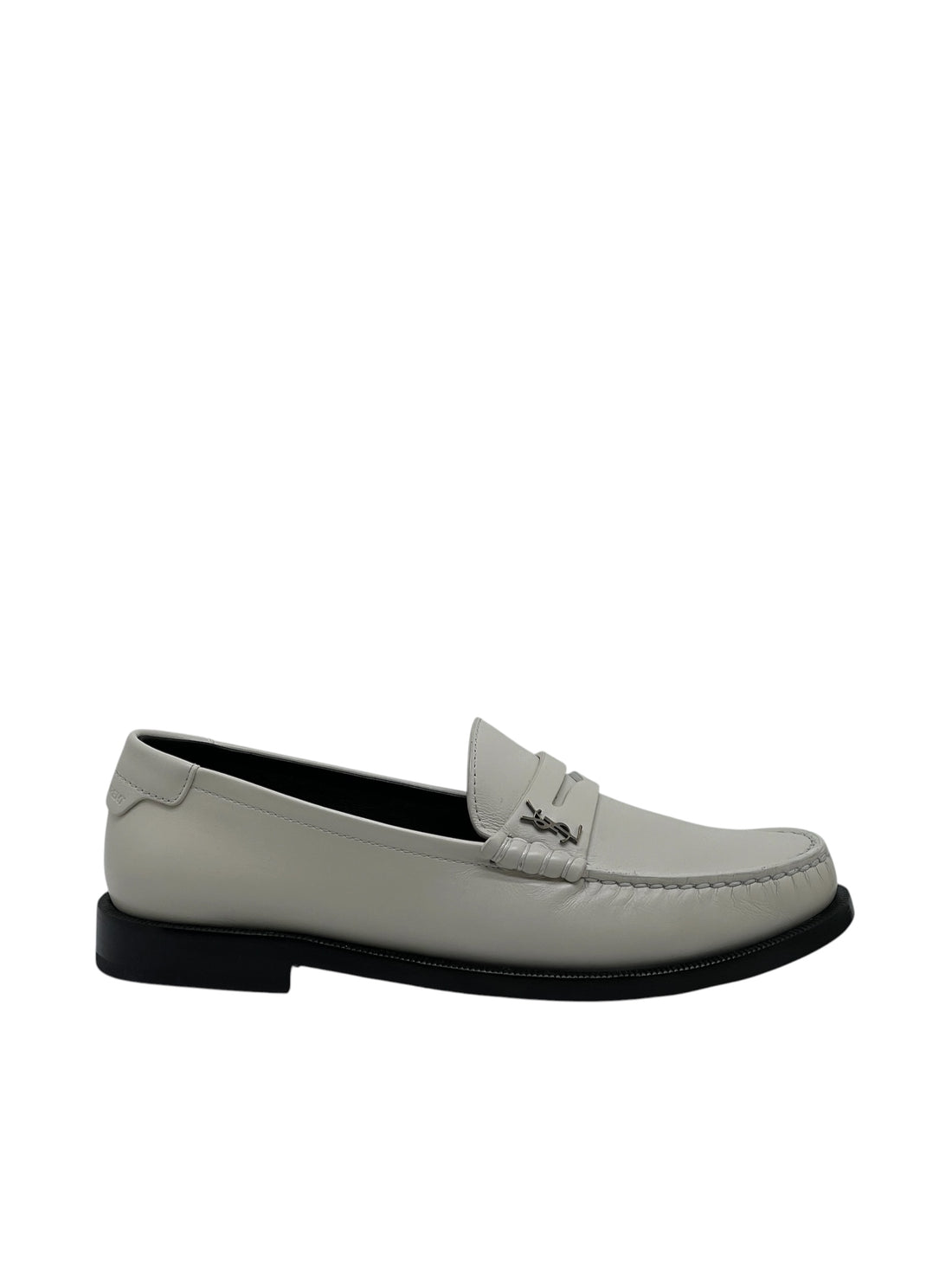 Saint Laurent - Mocassins en cuir beige T36,5