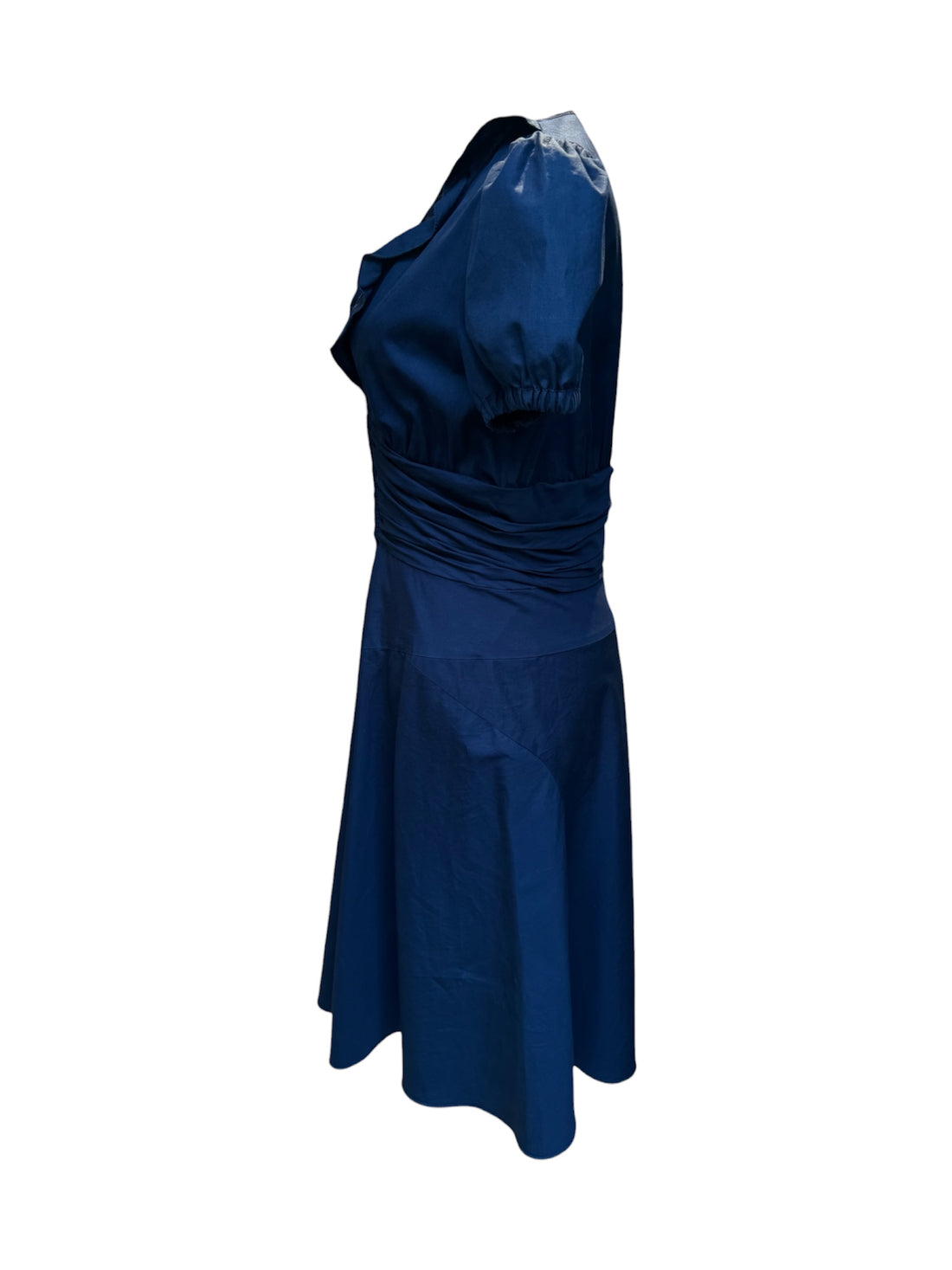 Miu Miu – Midi-Kleid in Blau, Größe 36