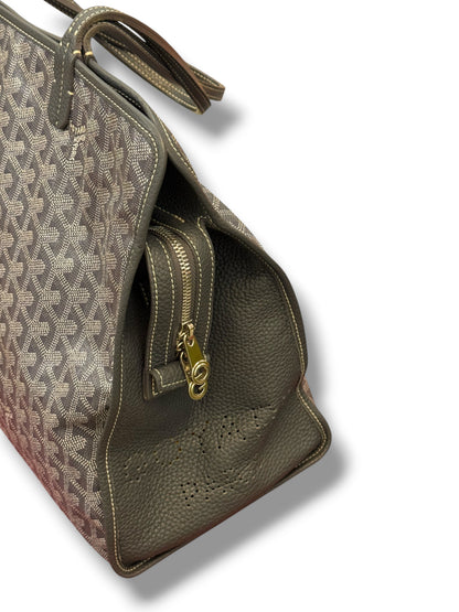 Goyard - Sac à chien toile gris
