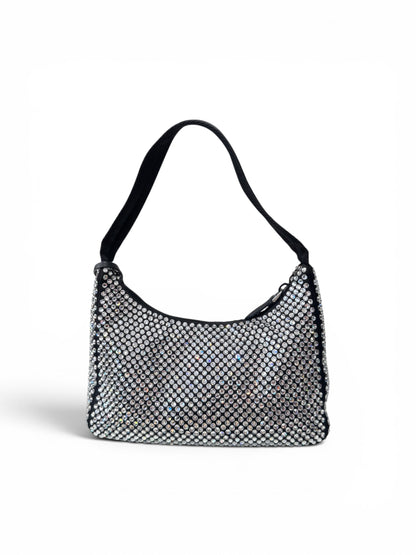 Prada - Sac ré-édition 2000 à strass