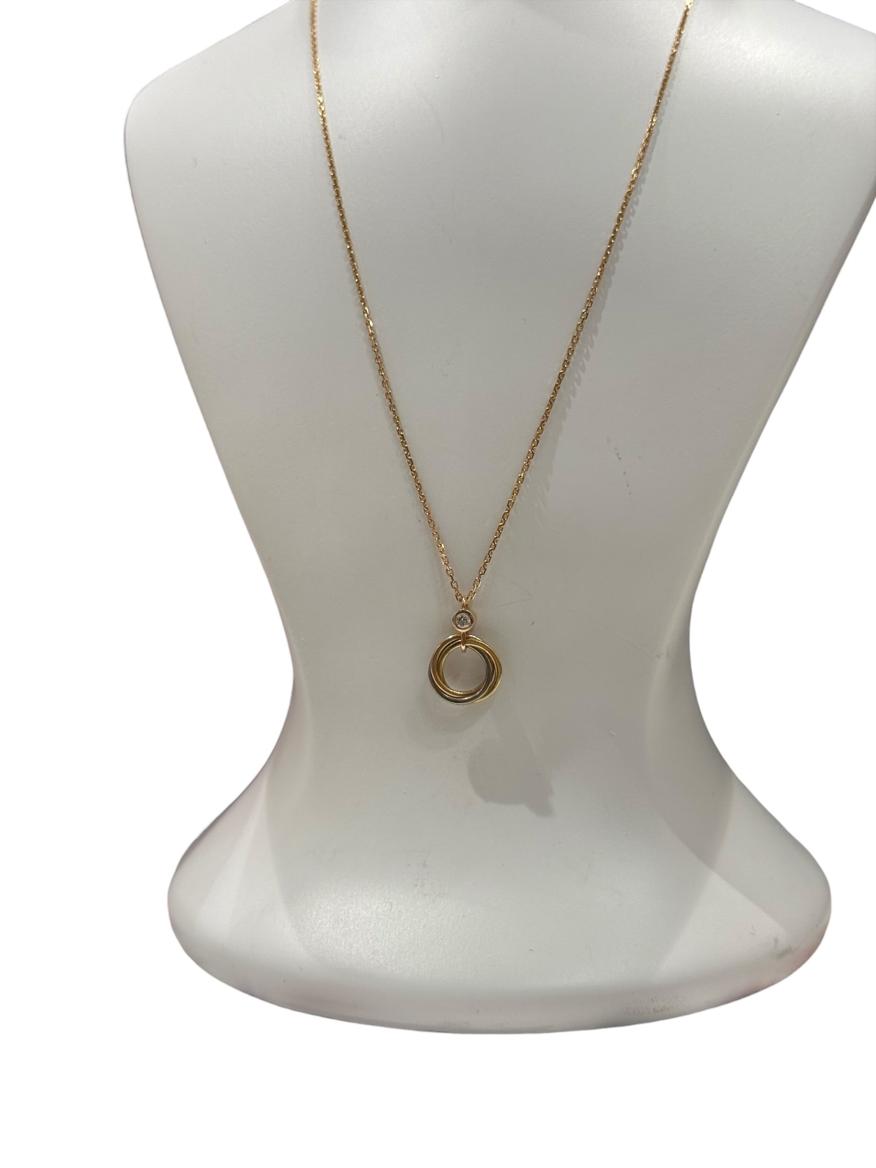 Cartier Collier Pendentif Trinity Avec Diamant | Les Folies d’Eugénie