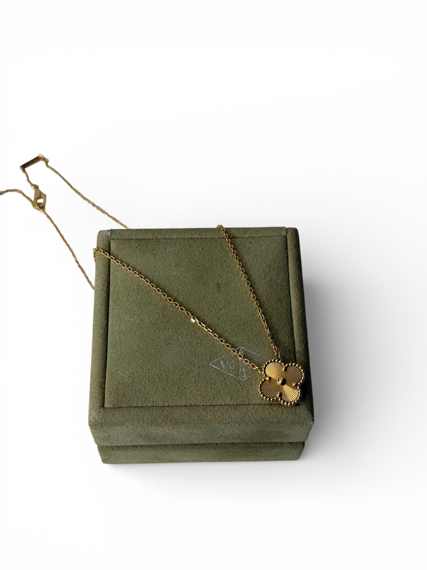 Van Cleef &amp; Arpels - Pendentif vintage Alhambra or jaune