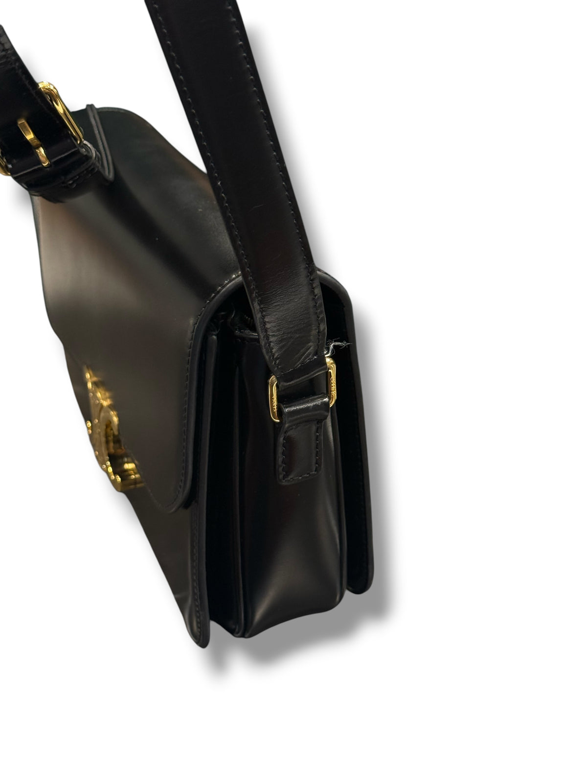 Céline – Klassische Triomphe-Tasche, schwarz