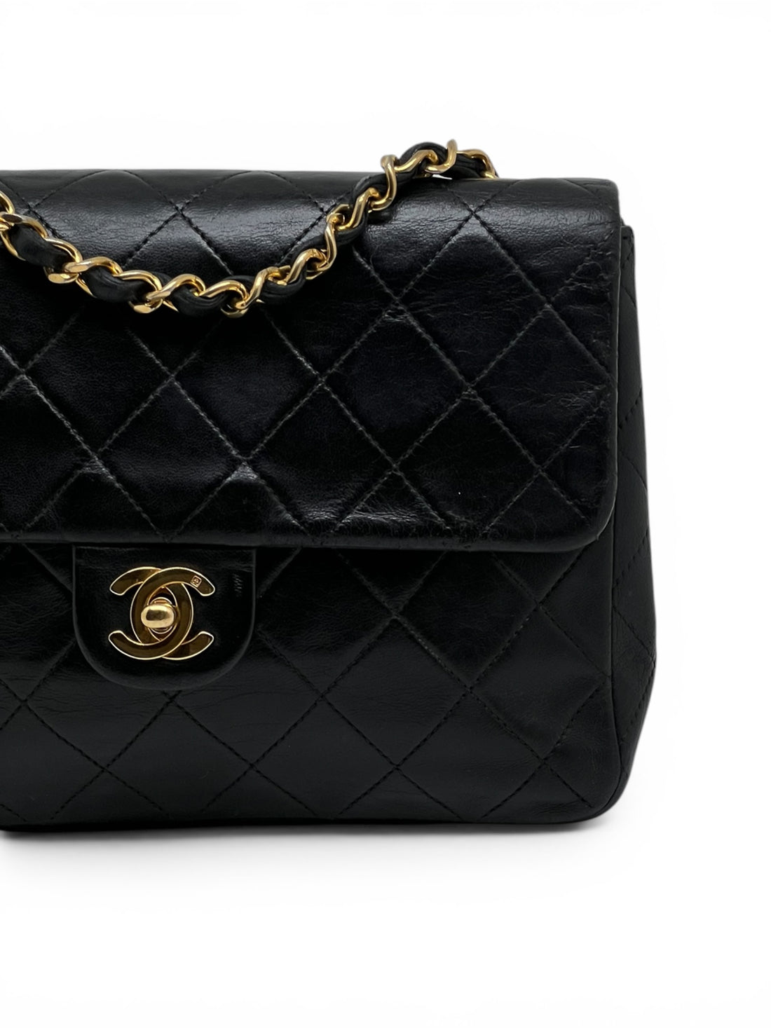 Chanel - Sac Mini Timeless 11.12 en cuir noir