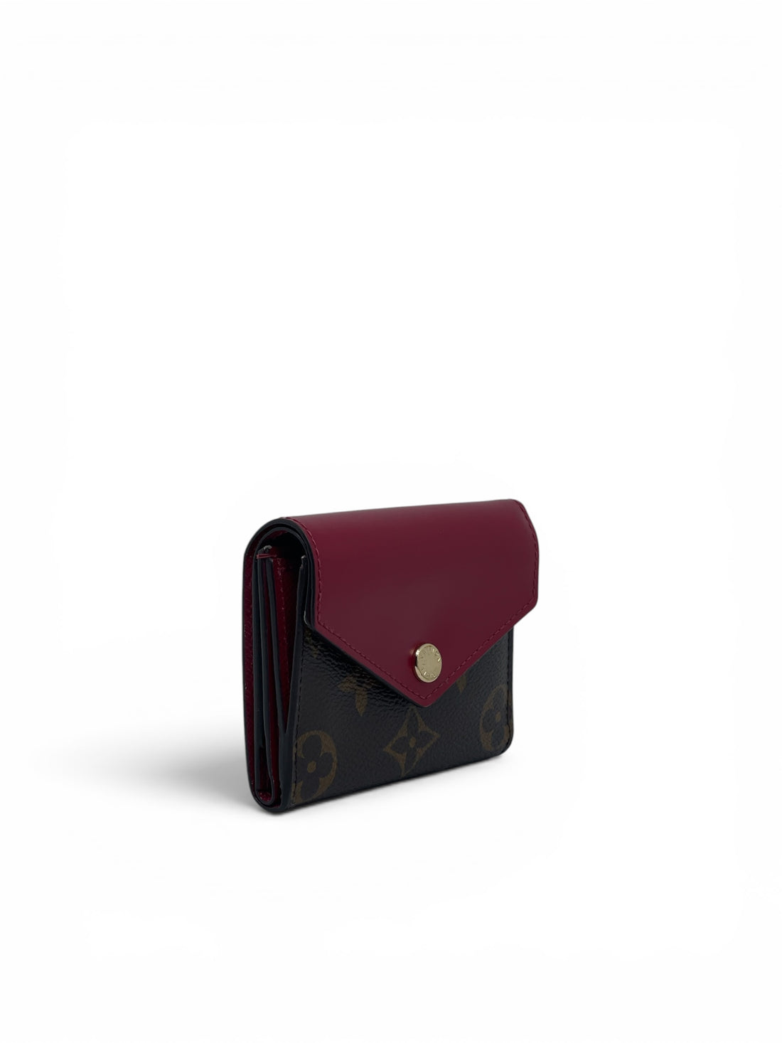 Louis Vuitton – Zoé Portemonnaie aus Monogram-Canvas in Bordeaux