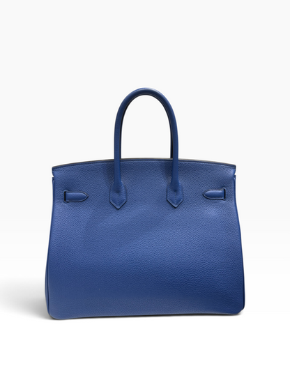 Hermès - Sac Birkin 35 Bleu France