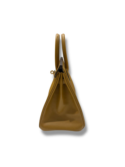 Hermès - Sac Birkin 25 Tadelakt retourné Poussière GHW