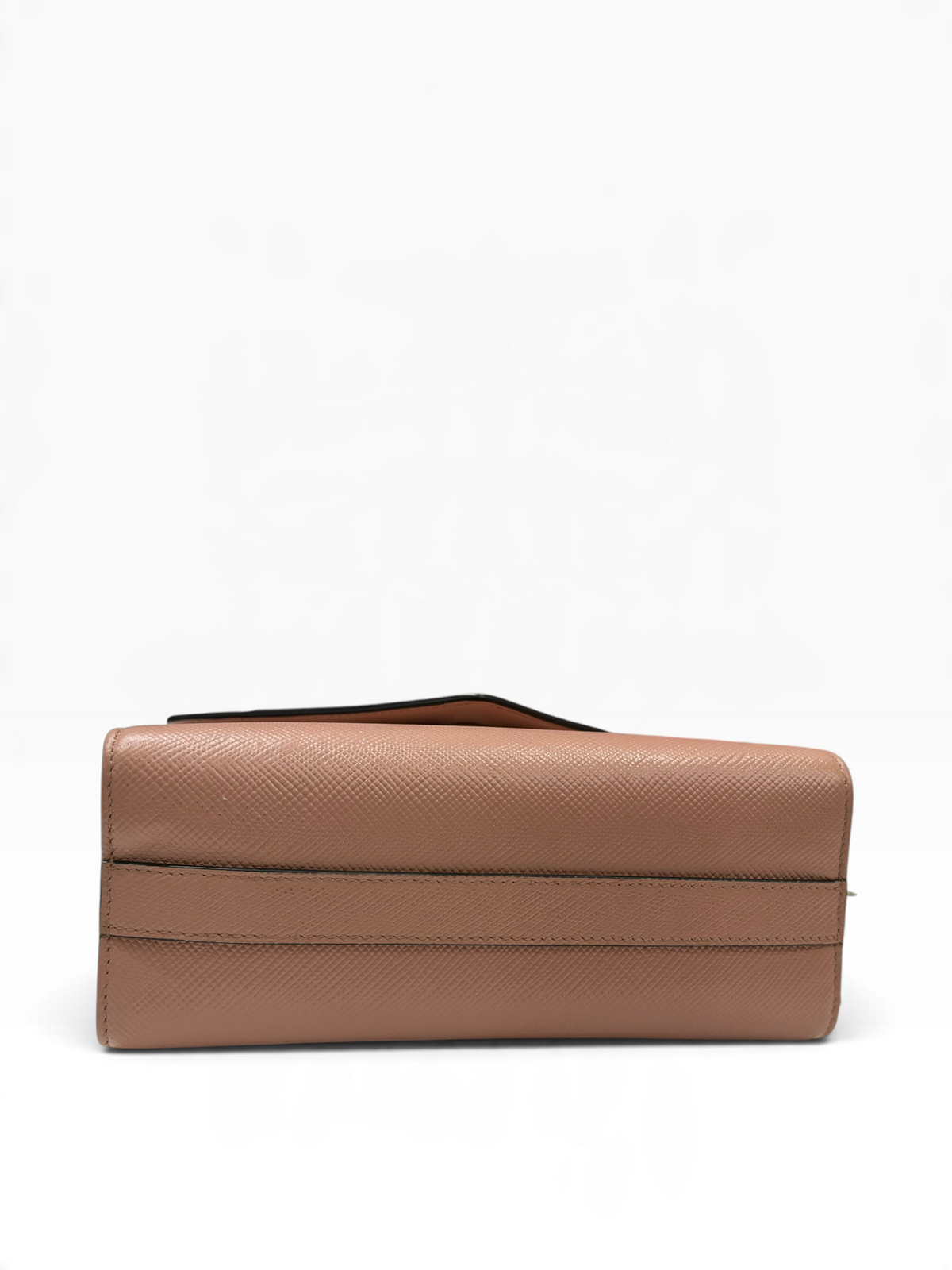 Prada - sac enveloppe Rose nude Safianno