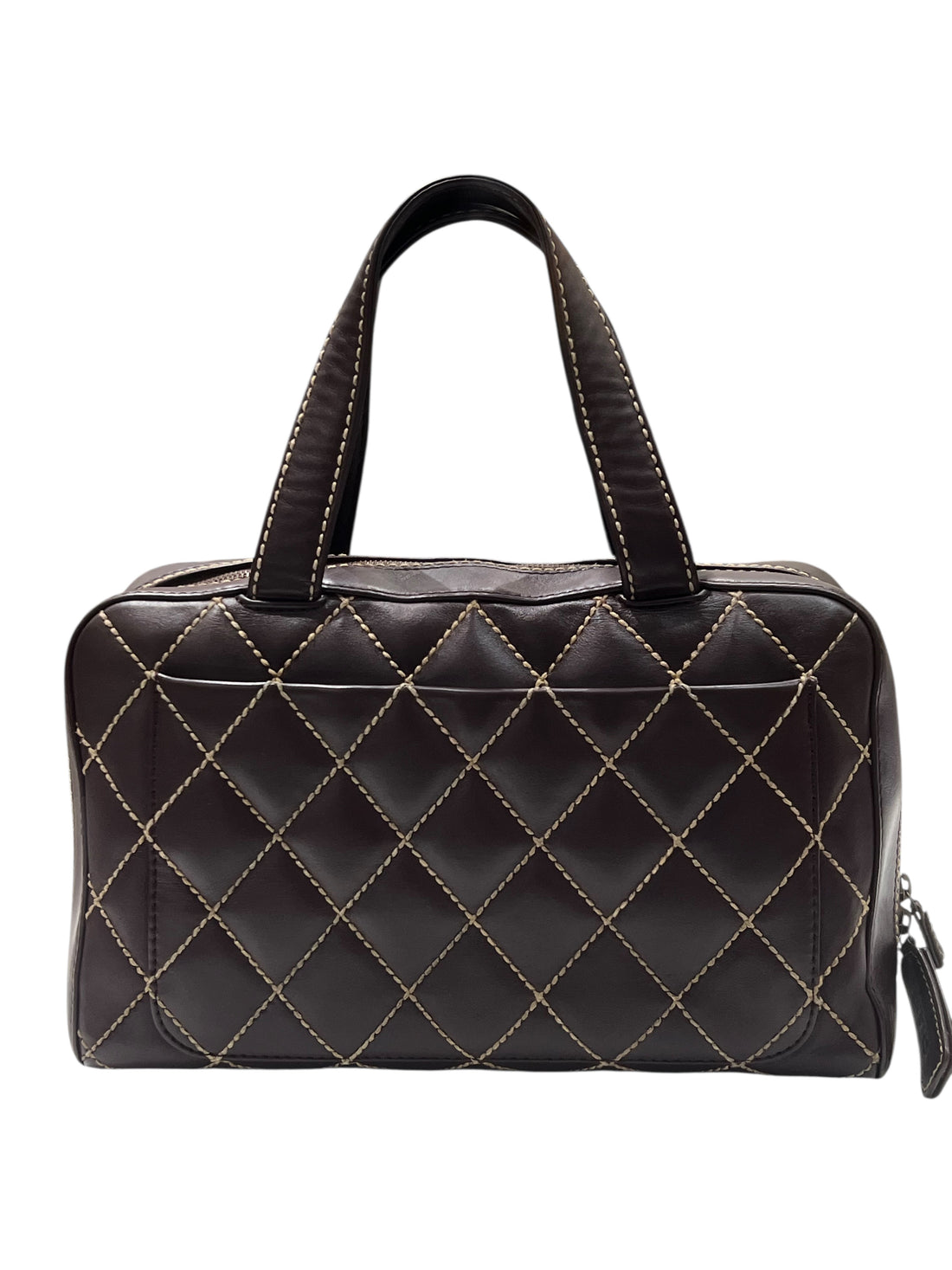 Sac Chanel -  Cuir Marron Wild Stitch | Les Folies d’Eugénie