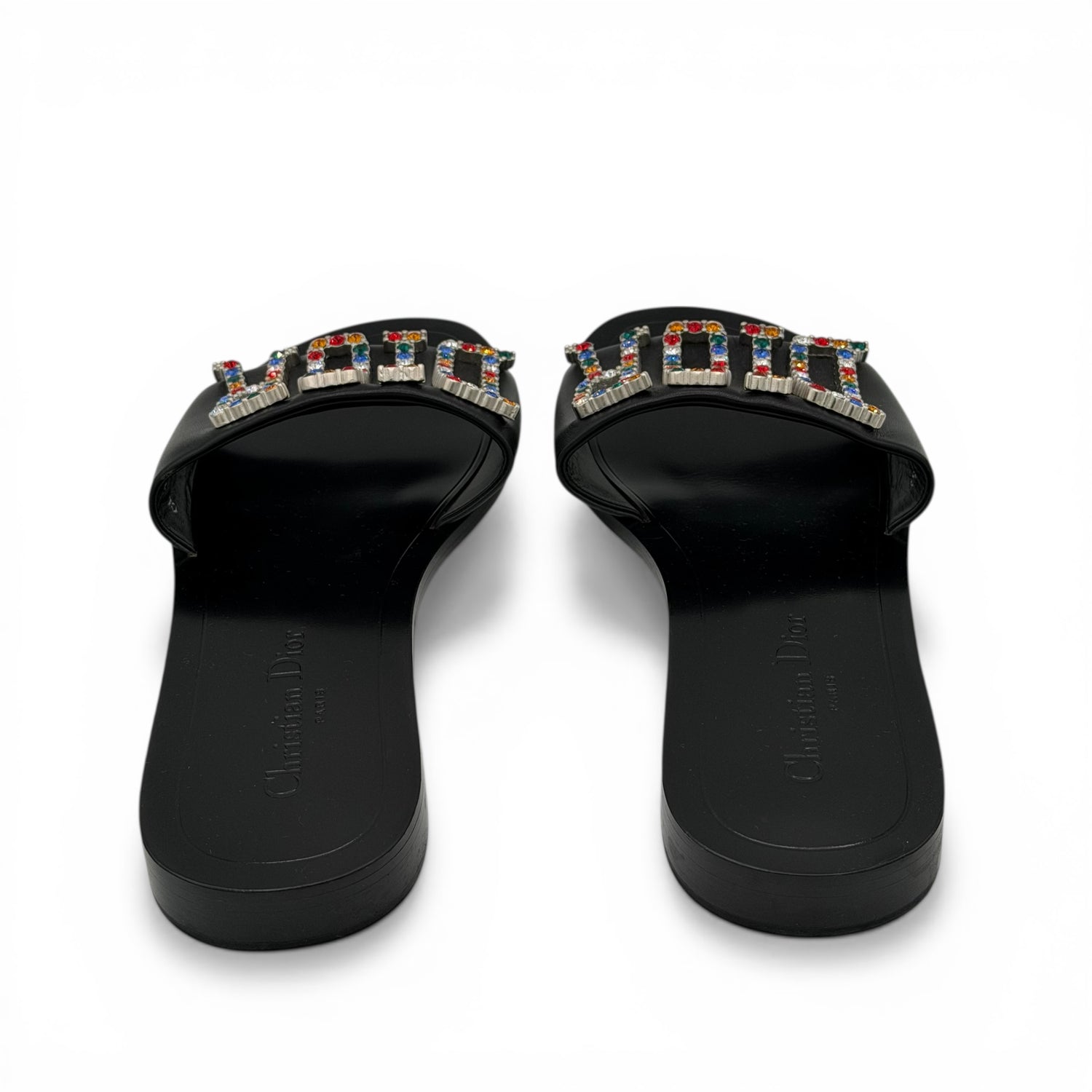 Dior Mules à Strass T.39 | Les Folies d’Eugénie