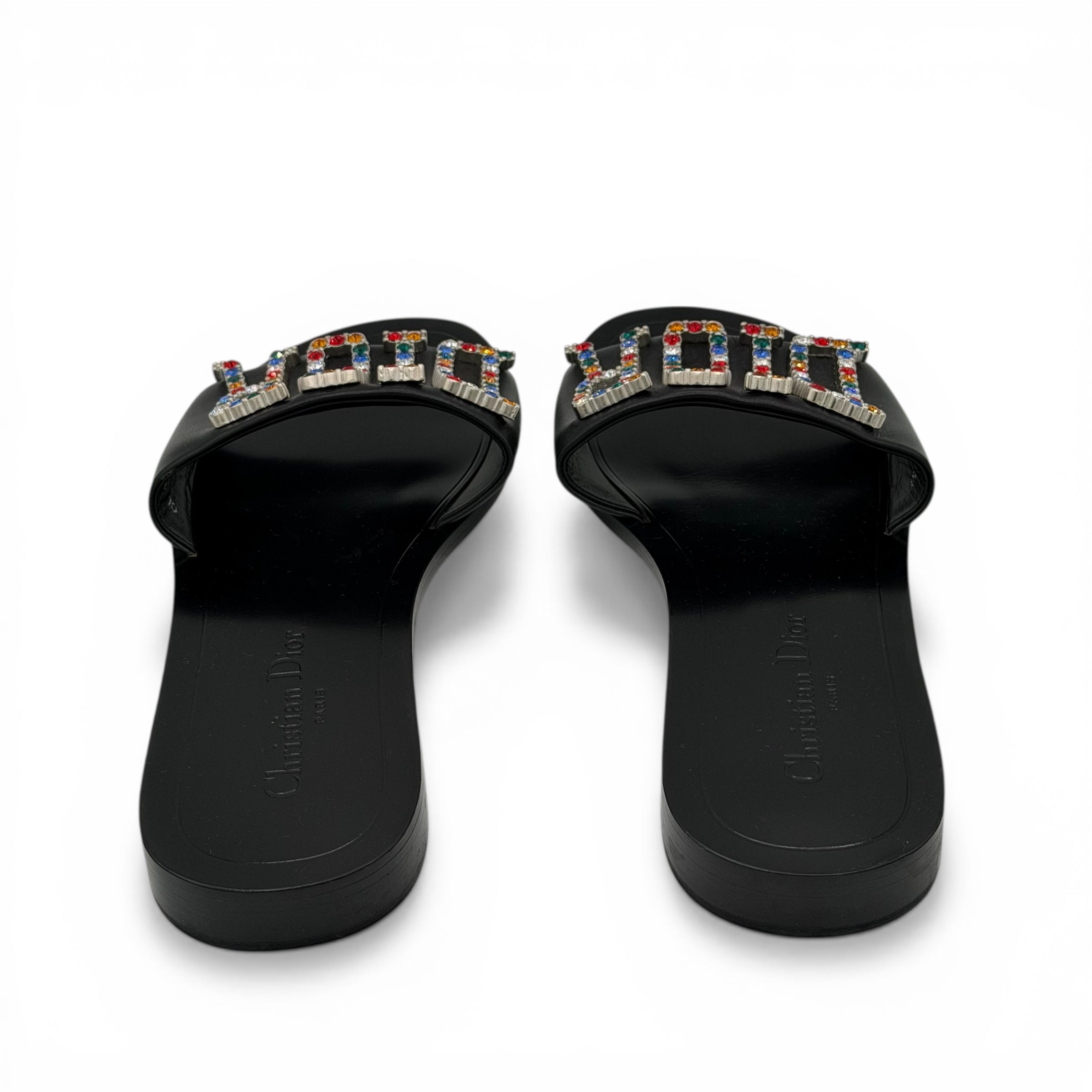 Dior Mules à Strass T.39 | Les Folies d’Eugénie
