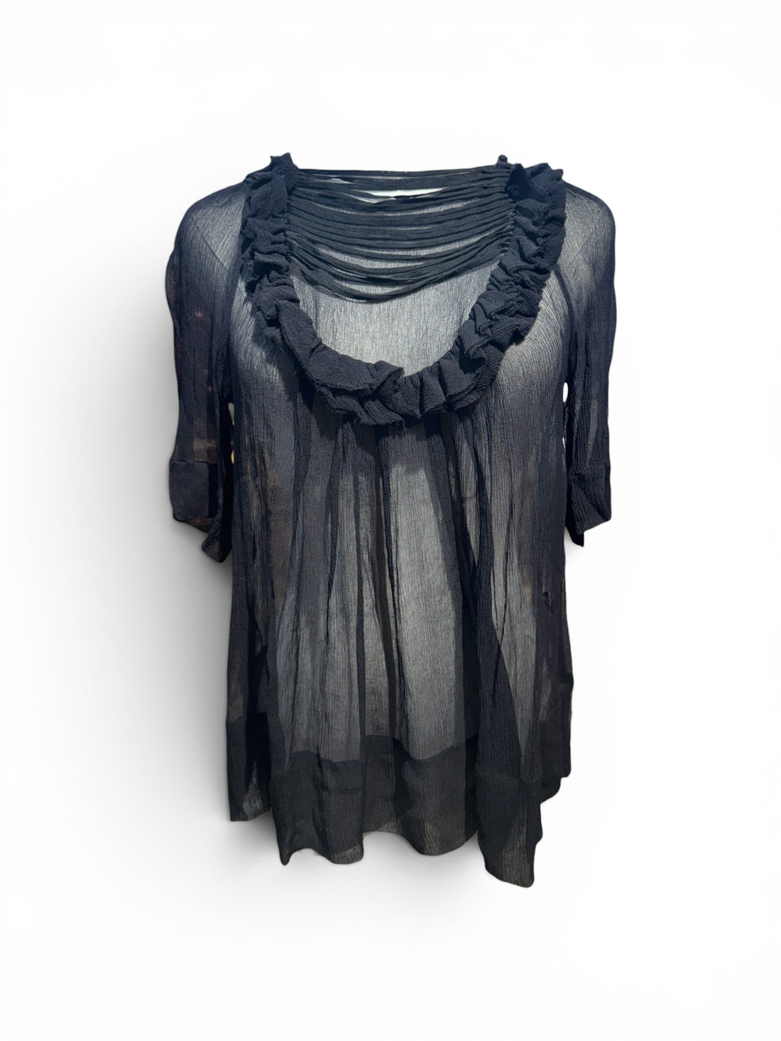 Maje – Chiffonbluse, Größe S