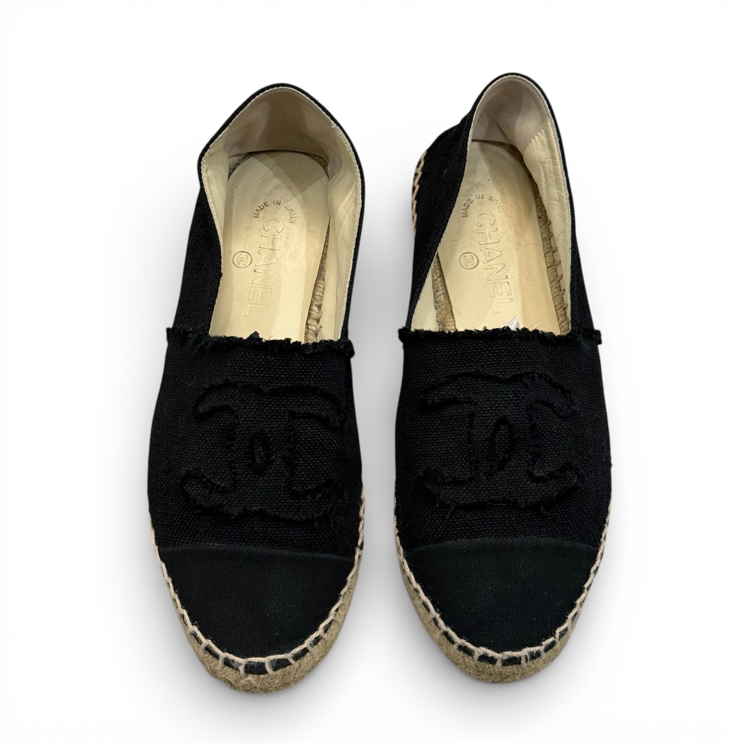 Chanel - Espadrilles noires T.40