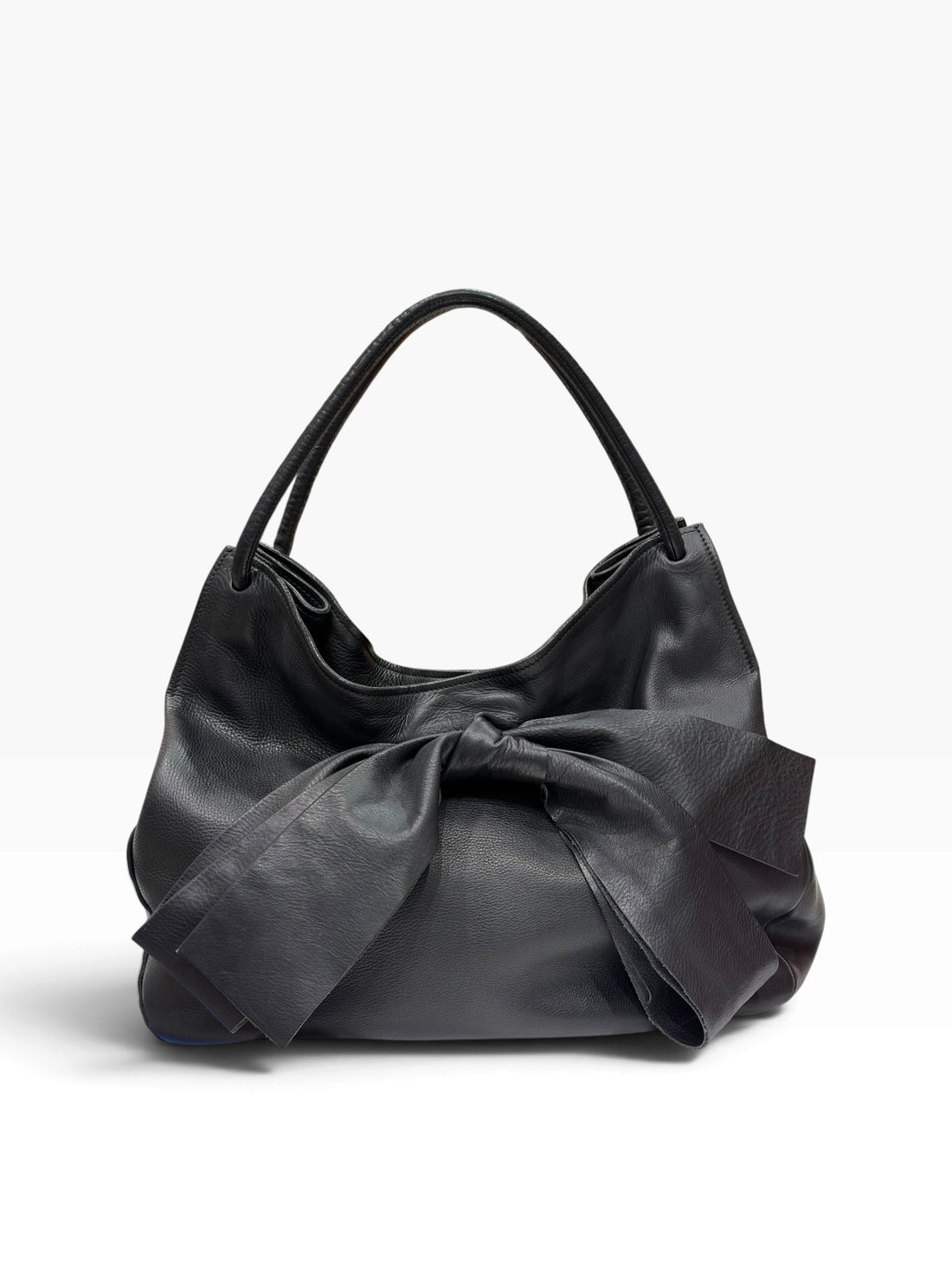 Miu Miu - sac cuir noir hobo