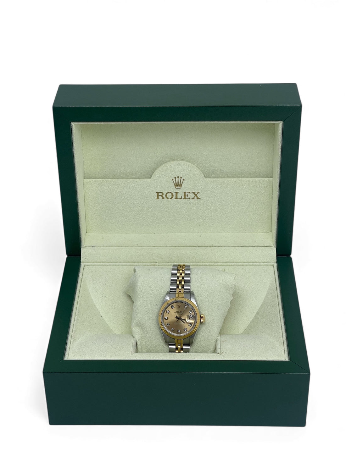 Rolex - Montre vintage avec diamants