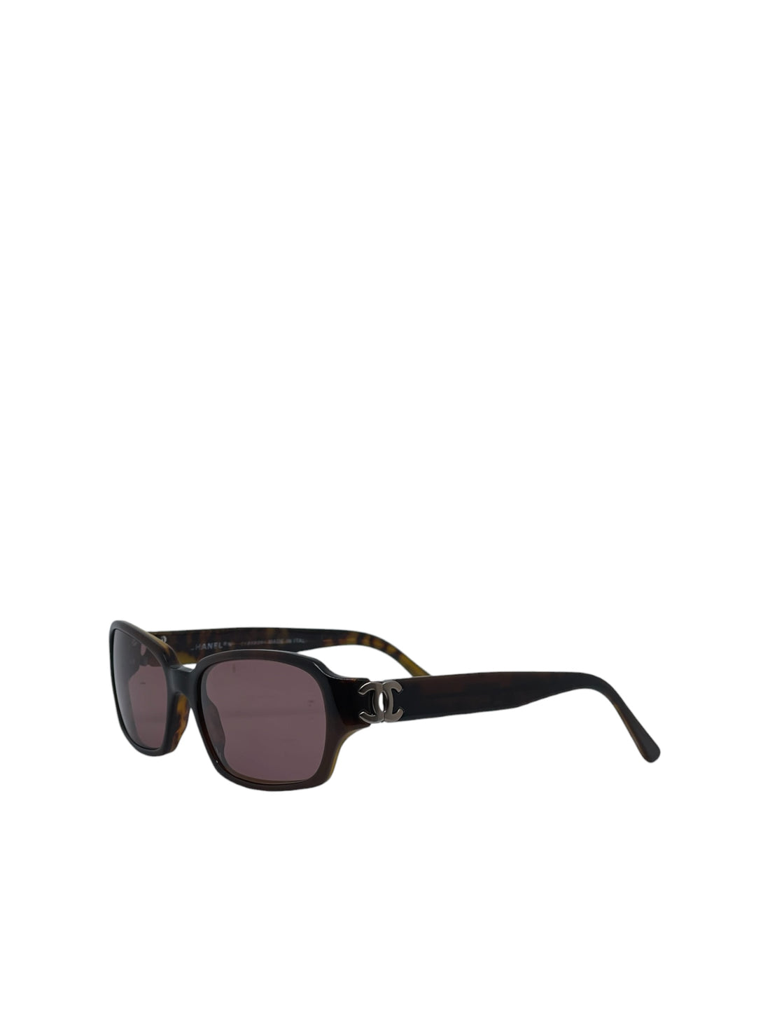 Chanel - Rectangular brown sunglasses