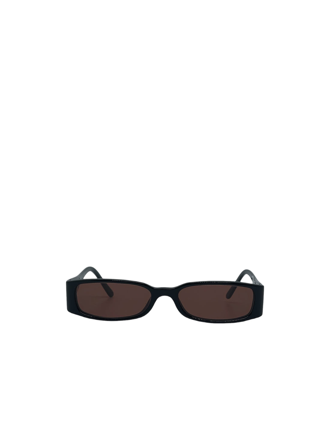 Chanel – Rechteckige Sonnenbrille mit braunen Gläsern