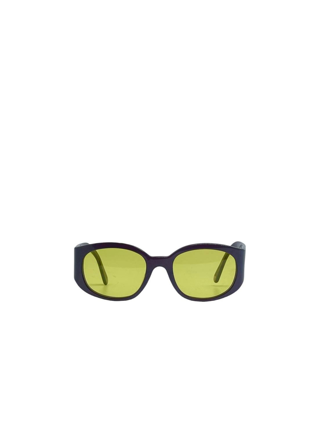 Chanel - Purple sunglasses with yellow lenses