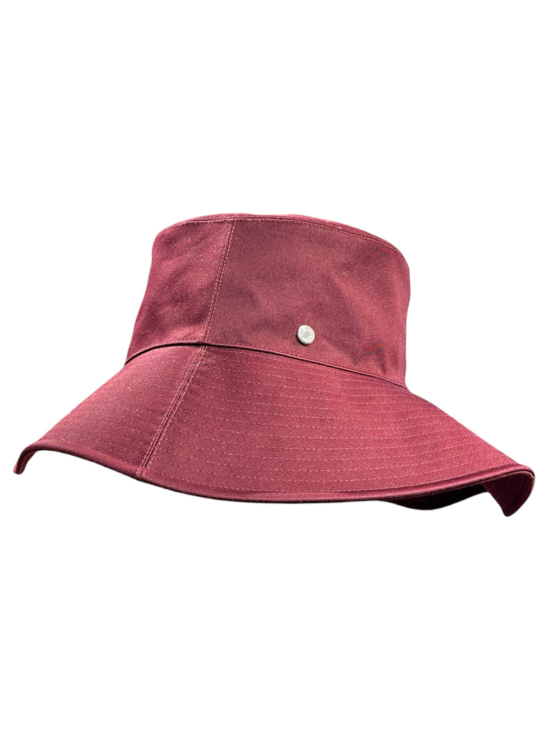 Hermès - Calvi burgundy bucket hat size T59