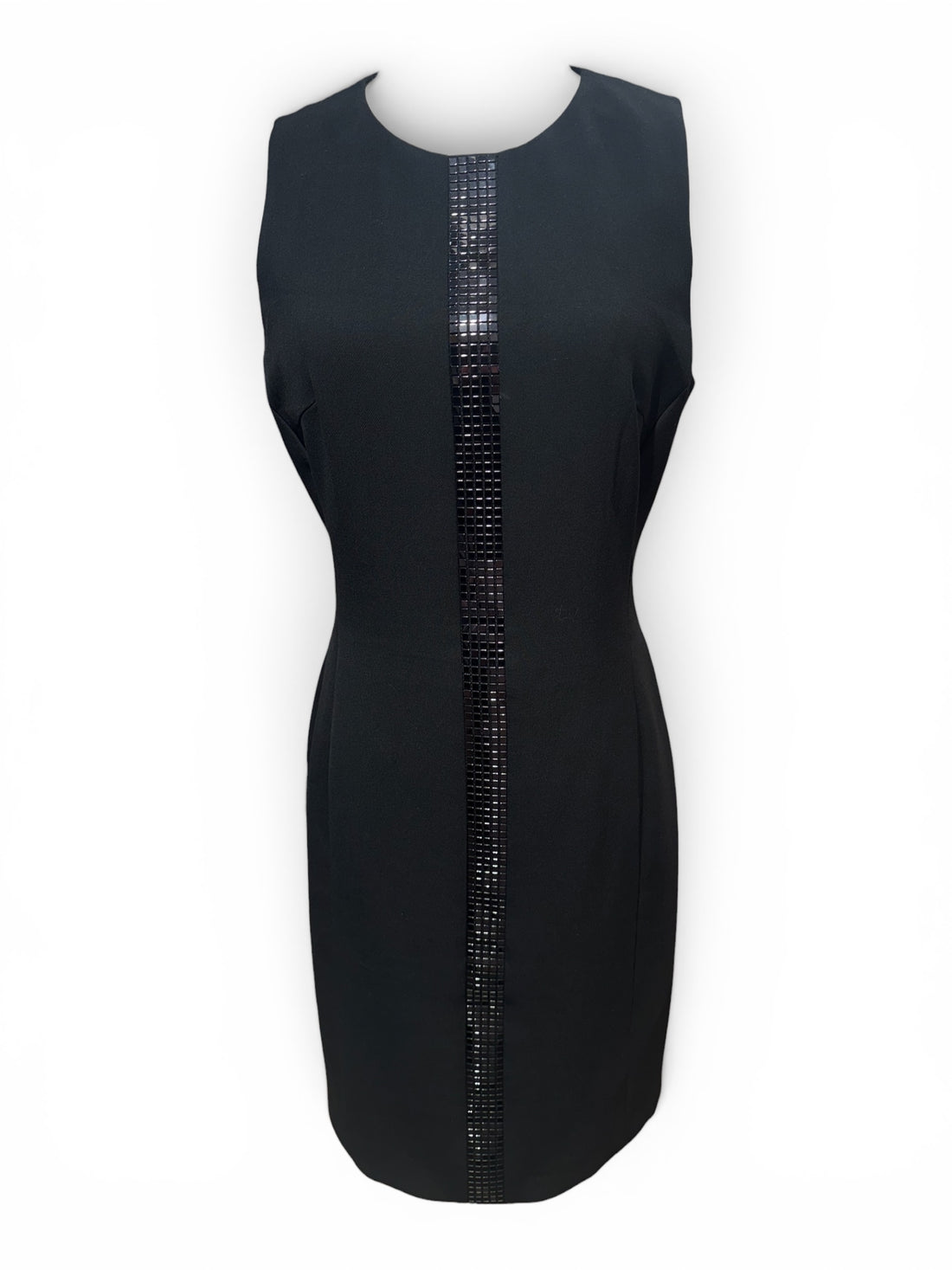 Versace Collection – Eng anliegendes Mosaikkleid T44 schwarz