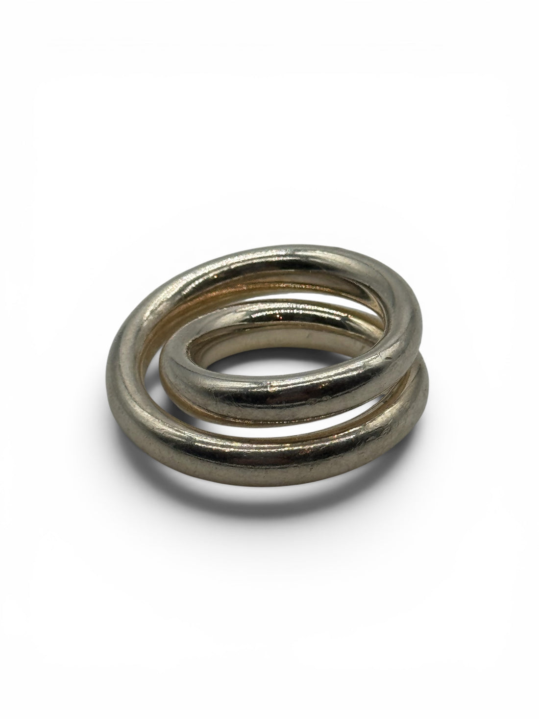 Hermès - Bague vertige argent T50