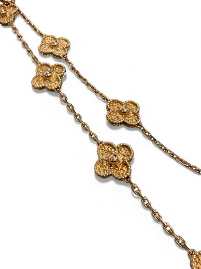 Van Cleef &amp; Arpels - Sautoir Vintage Alhambra 20 motifs