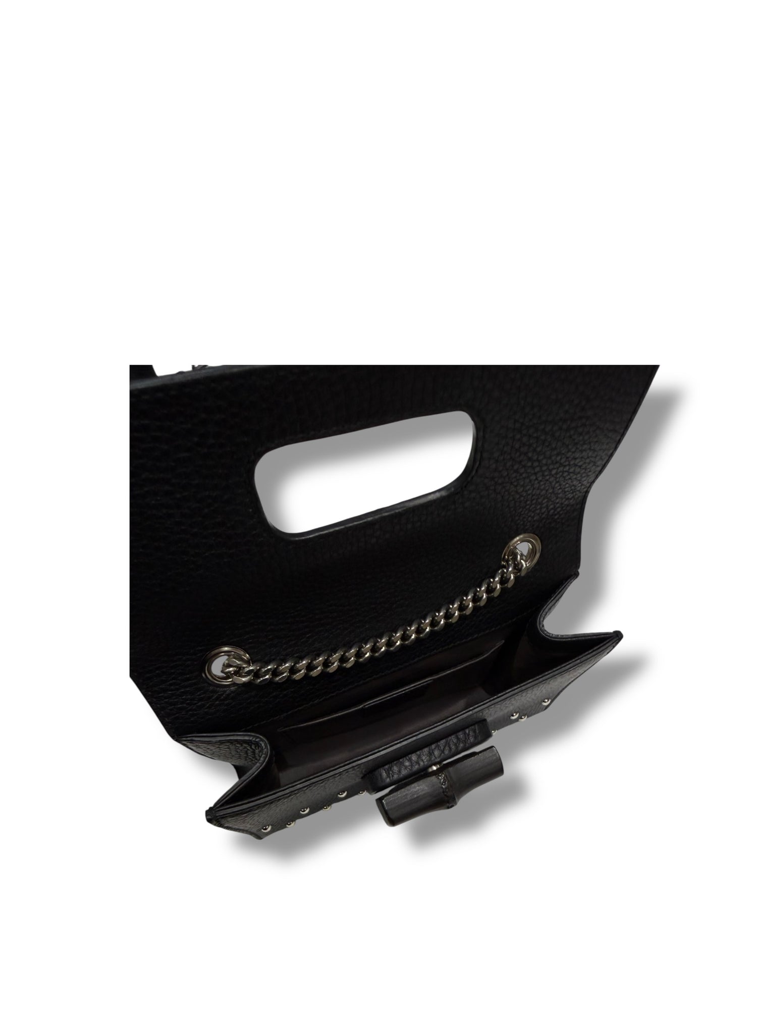 Sac Gucci Miss Bambou Stud Noir | Les Folies d’Eugénie