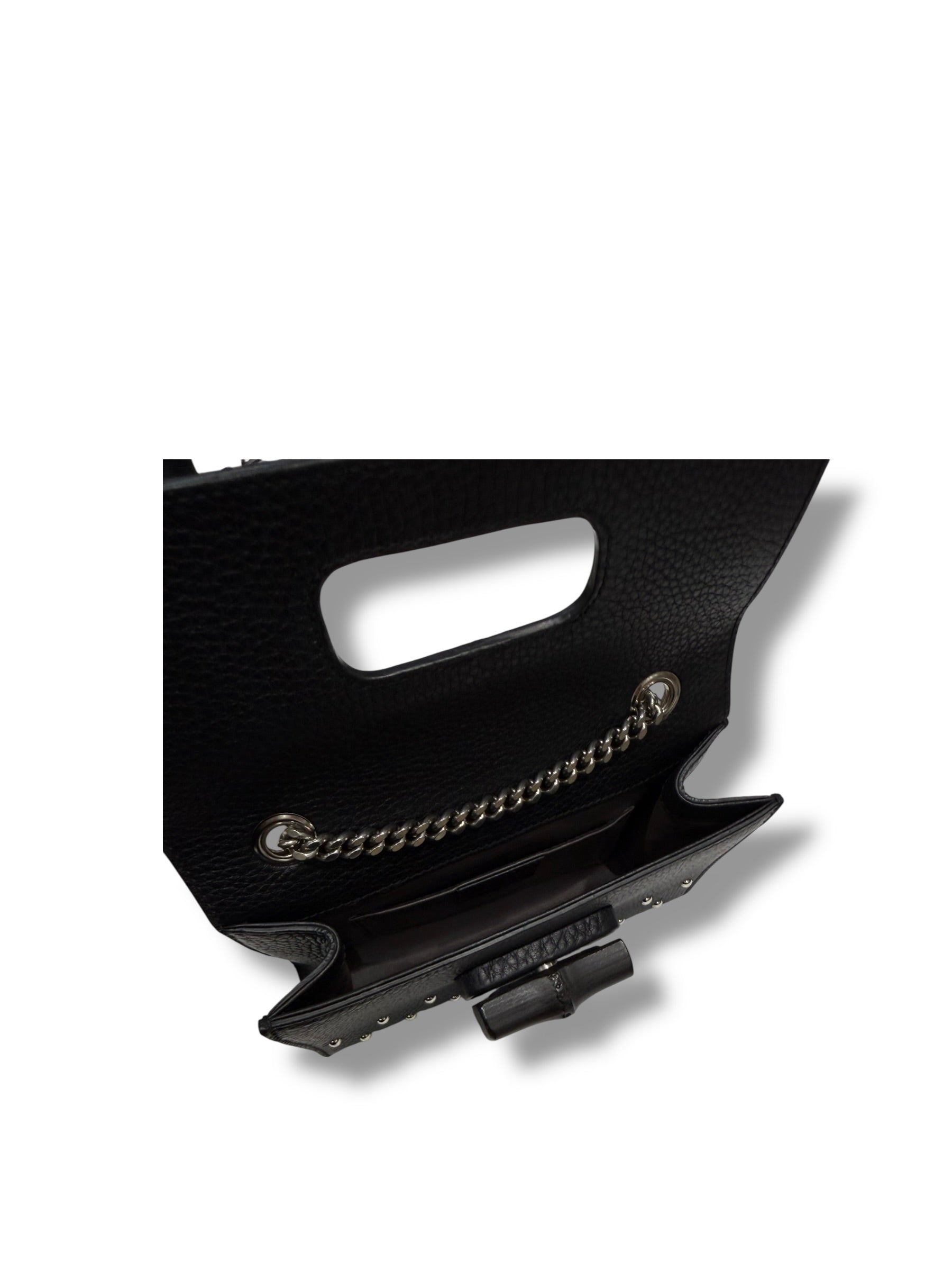 Sac Gucci Miss Bambou Stud Noir | Les Folies d’Eugénie