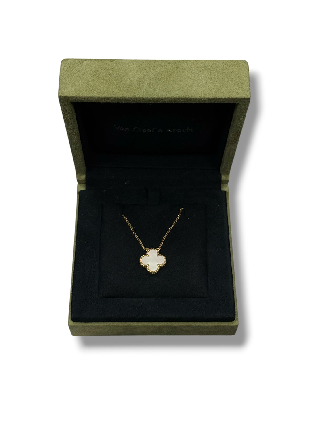 Van Cleef & Arpels - Collier vintage Alhambra nacre & Or jaune