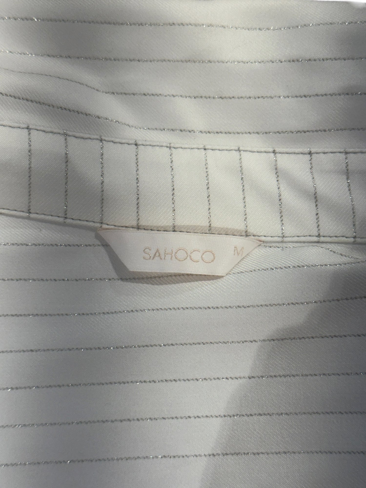 Sahoco - Veste courte blanche à paillette TM
