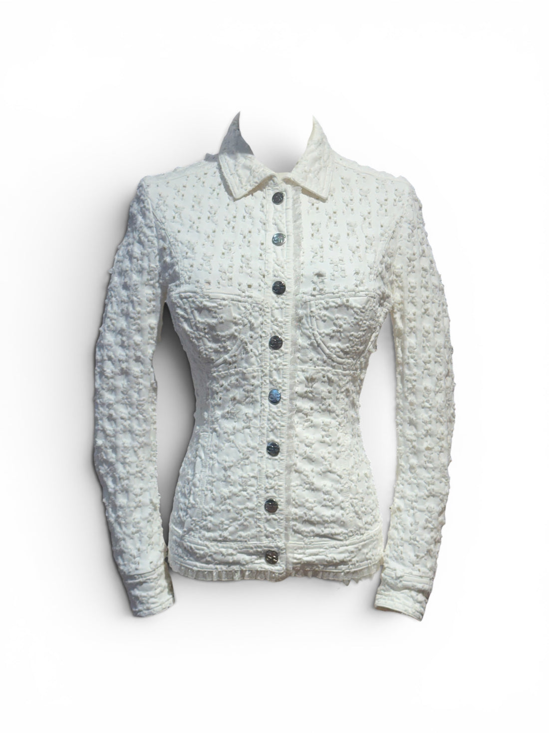 GF Ferré - Veste cintrée blanche TS