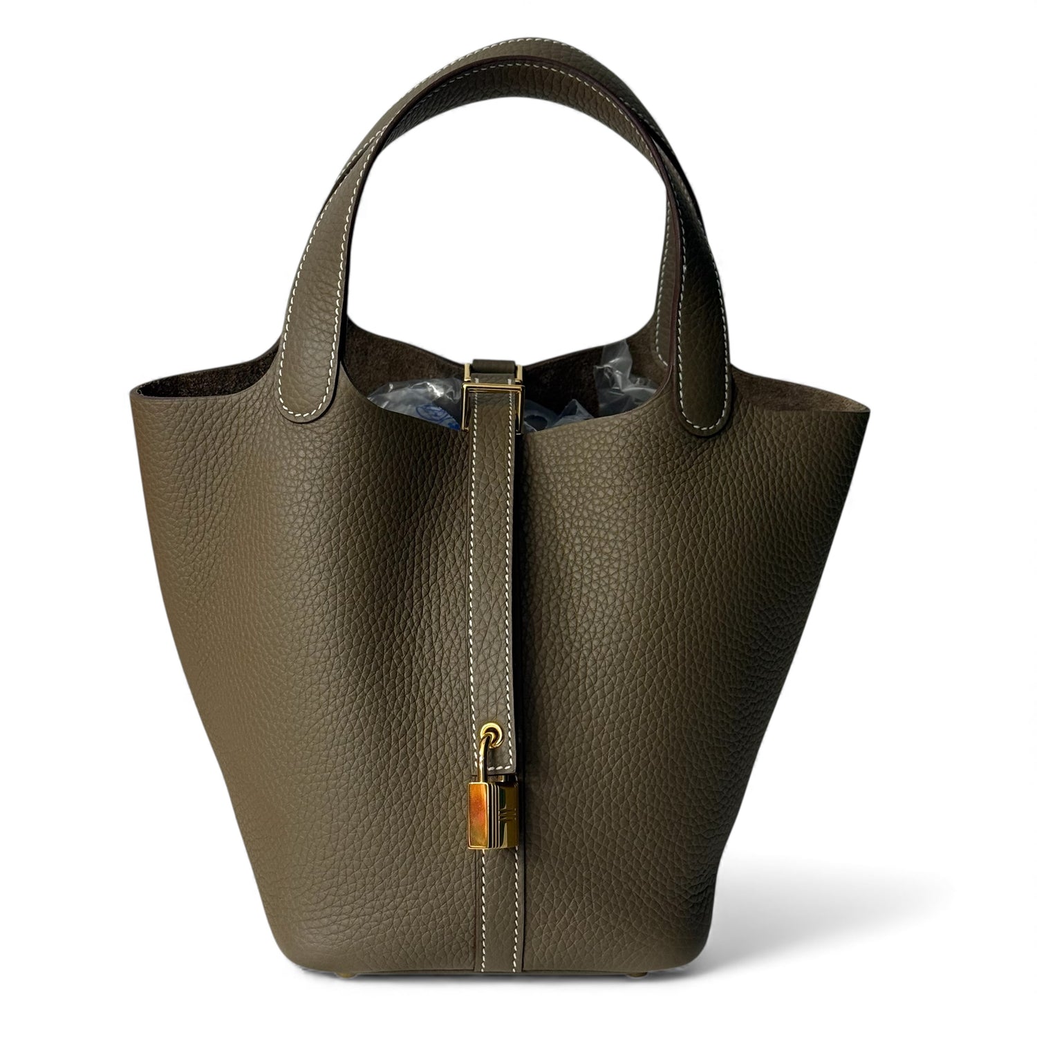 Hermès - Sac Picotin étoupe