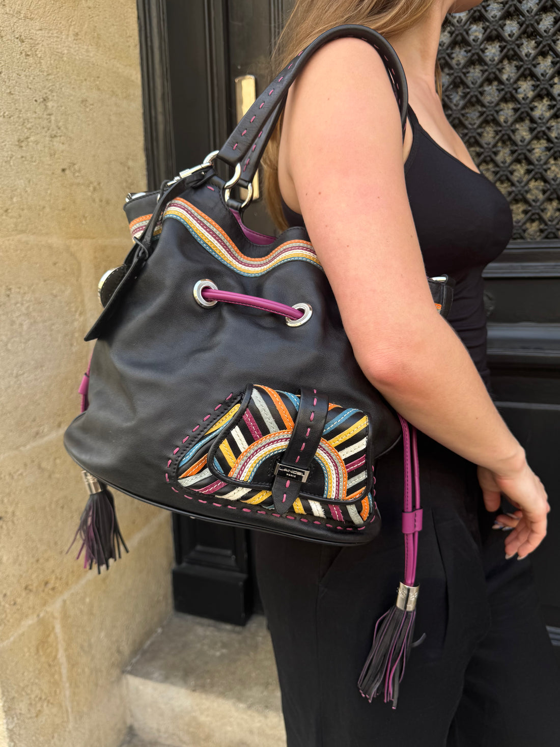 LANCEL – 1er Flirt Handtasche, mehrfarbig