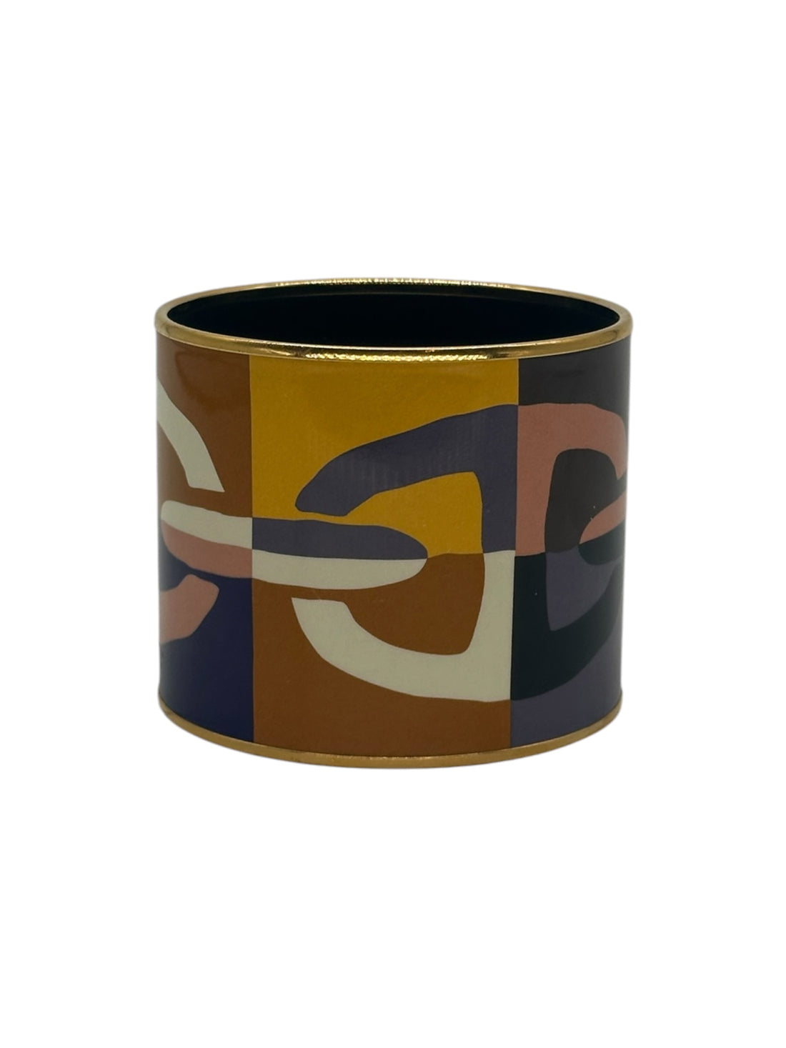 Hermès - Manchette chaîne d’encre en émail TS