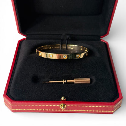 Cartier - Bracelet LOVE T.17 10 diamants