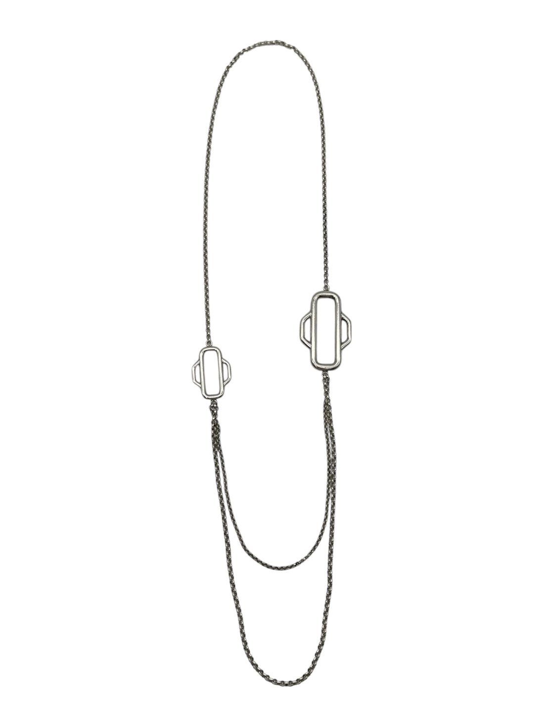 Hermès - Sautoir attelage argent